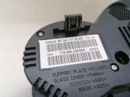 PORSCHE Porsche Cayman 987 Instrument Cluster 98764111720 Speedometer MPH MANUAL — thumbnail 9
