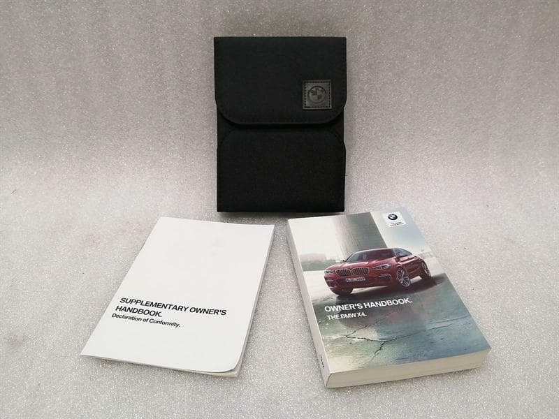 BMW BMW X4 G02 X4M M40iX CAR MANUAL OWNER'S HANDBOOK ENGLISH LANGUAGE