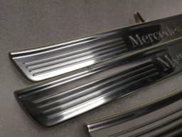 MERCEDES-BENZ Mercedes W222 LED Illuminated Door Sill Set A2226805435 Entry Bar LED LWB — thumbnail 4