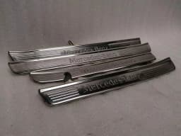 MERCEDES-BENZ Mercedes W222 LED Illuminated Door Sill Set A2226805435 Entry Bar LED LWB — thumbnail 2
