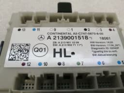 MERCEDES-BENZ Mercedes S-Class W222 rear left door module A2139001518 door control unit rear — thumbnail 6