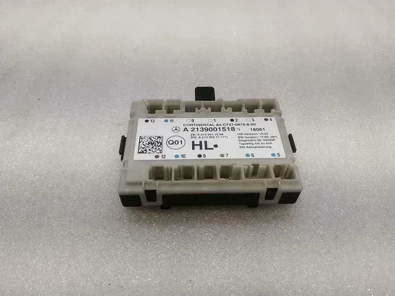 Mercedes S-Class W222 rear left door module A2139001518 door control unit rear