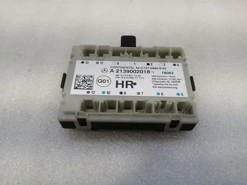 Mercedes S-Class W222 Rear Right Door Module A2139002018 Door Control Unit Rear