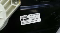 MERCEDES-BENZ Mercedes E Class W238 Left Door Winder A2386700100 Window Regulator Rear Left — thumbnail 6