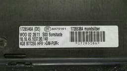 AUDI Audi A7 4G Sunroof Cover 4G8877255 Roof Trim — thumbnail 4