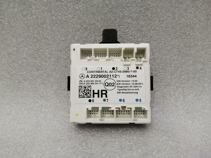 Mercedes C Class W205 RRH Door Module A2229002112 Door Control Unit Rear Right