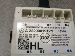 MERCEDES-BENZ Mercedes C Class W205 RLH Door Module A2229001912 Door Control Unit Rear Left — thumbnail 3
