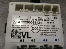 MERCEDES-BENZ Mercedes C Class W205 FLH Door Module A2229009812 Door Control Unit Front Left — thumbnail 2