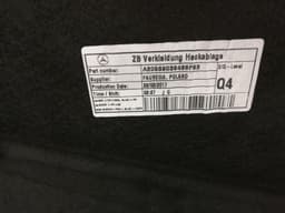 MERCEDES-BENZ MERCEDES C CLASS W205 PARCEL SHELF A2056903049 PARCEL SHELF COUPE BLACK BLACK — thumbnail 8