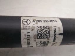 MERCEDES-BENZ Mercedes C43 W205 drive shaft rear right A2053504019 rear right drive shaft — thumbnail 8