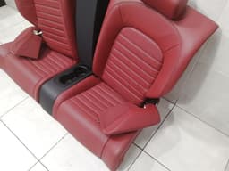 MERCEDES-BENZ Mercedes C Class W205 REAR SEAT CODE 227 3E50 Leather Red Coupe C205 Rear Seat — thumbnail 2