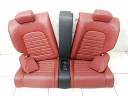 MERCEDES-BENZ Mercedes C Class W205 REAR SEAT CODE 227 3E50 Leather Red Coupe C205 Rear Seat — thumbnail 10