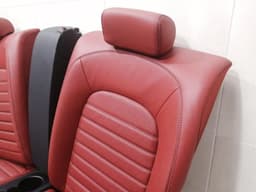 MERCEDES-BENZ Mercedes C Class W205 REAR SEAT CODE 227 3E50 Leather Red Coupe C205 Rear Seat — thumbnail 5
