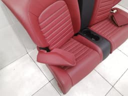 MERCEDES-BENZ Mercedes C Class W205 REAR SEAT CODE 227 3E50 Leather Red Coupe C205 Rear Seat — thumbnail 3