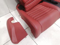 MERCEDES-BENZ Mercedes C Class W205 REAR SEAT CODE 227 3E50 Leather Red Coupe C205 Rear Seat — thumbnail 7