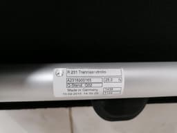 MERCEDES-BENZ Mercedes SL R231 boat partition cover + roller blind A2316900165 trunk trim — thumbnail 9