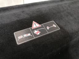 MERCEDES-BENZ Mercedes SL R231 boat partition cover + roller blind A2316900165 trunk trim — thumbnail 3