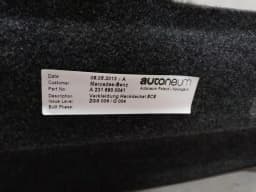 MERCEDES-BENZ Mercedes SL R231 Luggage Compartment Cover A2316904441 Trunk Trunk Trim — thumbnail 10