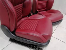 MERCEDES-BENZ AMG MERCEDES SL R231 seat BEGAL RED 3D94 air scarf coat of arms logo — thumbnail 4