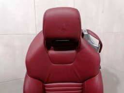 MERCEDES-BENZ AMG MERCEDES SL R231 seat BEGAL RED 3D94 air scarf coat of arms logo — thumbnail 7