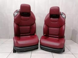 MERCEDES-BENZ AMG MERCEDES SL R231 seat BEGAL RED 3D94 air scarf coat of arms logo — thumbnail 2