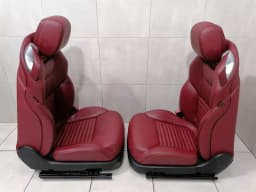 MERCEDES-BENZ AMG MERCEDES SL R231 seat BEGAL RED 3D94 air scarf coat of arms logo — thumbnail 9