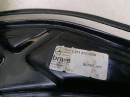MERCEDES-BENZ Mercedes SL R231 right rear quarter glass A2316700406 door window 1/4 rear right — thumbnail 6