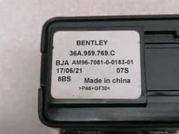 BENTLEY BENTLEY BENTAYGA 36A MK2 Seat Memory Switch 36A959769C Seat Switch — thumbnail 10