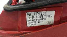 AUDI Audi S5 8T right rear light 8T0945094A tail light rear right — thumbnail 4