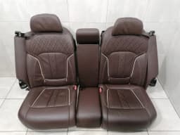 BMW BMW 7 G11 seats interior set seat interior mocha brown leather massage — thumbnail 8