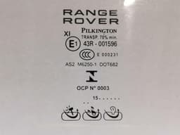 LAND ROVER LAND ROVER RANGE ROVER L405 FLH Door Glass LR034296 Door Window Front Left — thumbnail 3