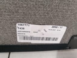 MERCEDES-BENZ Mercedes R W251 Boat Floor A2516800418 Trunk Trim — thumbnail 5