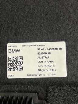 BMW BMW 3 M3 G81 G21 Luggage SET 7450648 Boot Liner SET Touring — thumbnail 4