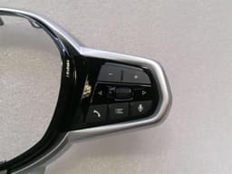 BMW BMW M4 M3 LCI G80 G82 STEERING WHEEL TRIM SET OEM ALUMINUM 32307908504 MFL NEW — thumbnail 2