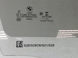 BMW BMW 3 M3 G80 G20 right front door glass 51337466962 door window front right — thumbnail 2