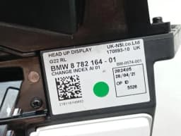 BMW BMW 4 M4 G82 G22 HEAD UP DISPLAY MONITOR 8782164 RIGHT HAND DRIVE RHD — thumbnail 8