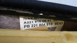 MERCEDES-BENZ Mercedes S W221 front right seat lower A2219100851 seat front right — thumbnail 6