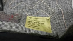 MERCEDES-BENZ Mercedes S-class W221 rear seat set A2219208333 rear seat set heating heated — thumbnail 6