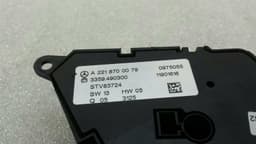 MERCEDES-BENZ Mercedes S-Class W221 Rear Left Seat Switch A2218700079 Seat Rear Li Switch. — thumbnail 10