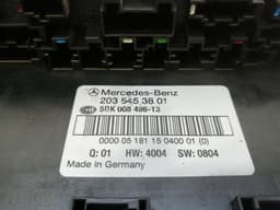 MERCEDES-BENZ Mercedes CLK W209 Fuse Box A2035453801 Fuse Box SAM — thumbnail 6