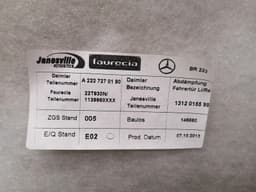 MERCEDES-BENZ MERCEDES S W222 DOOR CARD RIGHT A2227207800 LEATHER RHD 8R01 ESPRESSO BROWN — thumbnail 10