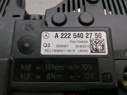MERCEDES-BENZ Mercedes S-Class W222 Fuse Box A2225402750 Fuse Box — thumbnail 10