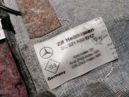 MERCEDES-BENZ Mercedes S-class W221 right seatpad cover set A2219103847 seat front right 9F17 — thumbnail 9
