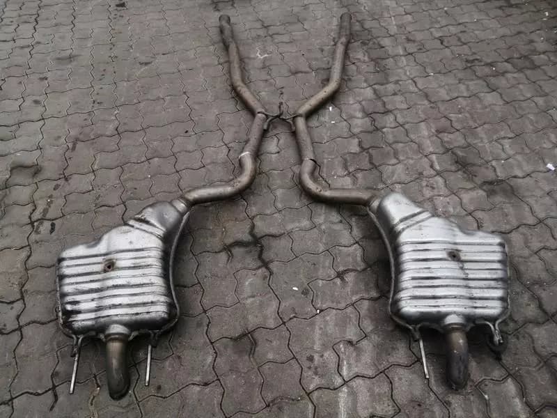 MERCEDES-BENZ Mercedes S-class W221 exhaust silencer A2214900935 exhaust OM642 DIESEL V6