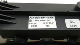 MERCEDES-BENZ Mercedes S-Class W221 A2218211251 switch strip speedometer speedometer switch — thumbnail 8