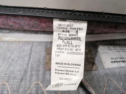 MERCEDES-BENZ Mercedes S-class W221 left seatpad cover A2219105346 left seat leather 9F17 — thumbnail 6