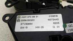 MERCEDES-BENZ Mercedes S-Class W221 Front Left Seat A2218706851 Front Seat Left Switch — thumbnail 8