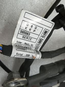 MERCEDES-BENZ Mercedes S-Class W222 Alternator Wiring A2224408313 Alternator Harness — thumbnail 10