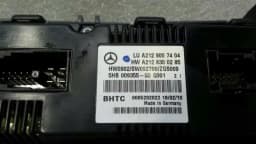 MERCEDES-BENZ Mercedes W207 Coupe Convertible Auto Climate Control A2129007404 Climate Control Panel A/C — thumbnail 5