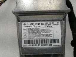 MERCEDES-BENZ Mercedes S-Class W221 Safety Module ECU A2218702993 Air Control Unit SRS — thumbnail 3
